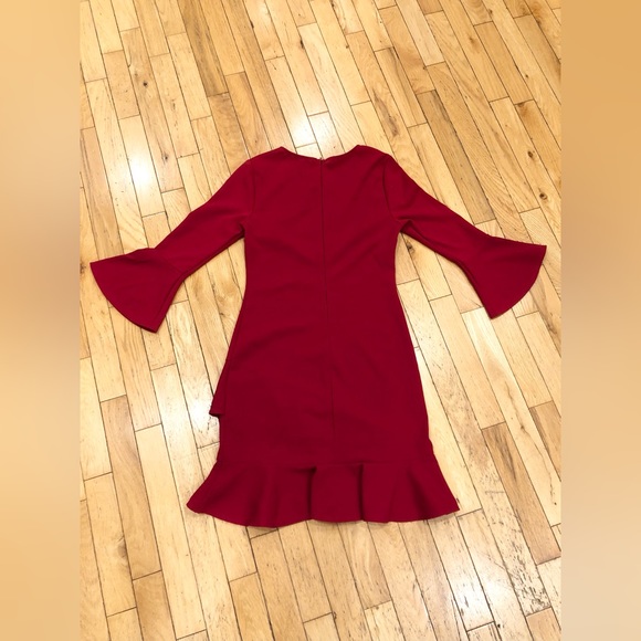 ✨Host Pick✨LULUS Sensational Statement Red Ruffled Bodycon Dress. Small - Picture 10 of 12